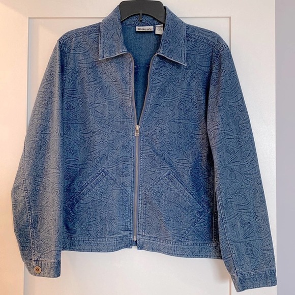 Chicos VTG Jean jacket full zip collared king sleeves button cuffs Medium
C - Picture 5 of 10